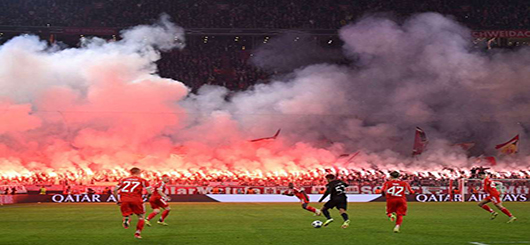 Bayern München im Angriff auf das gegnerische Tor